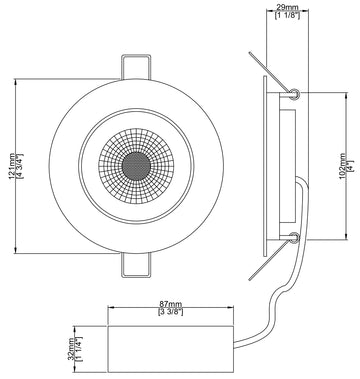 P120D Serie 9W LED